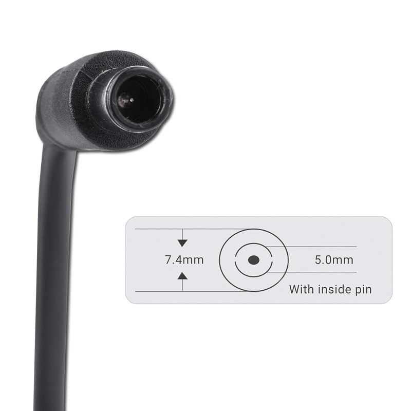 ZEBRONICS ZEB-LA745019565D 65W Laptop Adapter with 7.4x5mm Connector, Black ZEBRONICS ZEB-LA745019565D 65W Laptop Adapter with 7.4x5mm Connector, Black