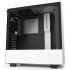 Nzxt H510 PC Compact Mid-Tower ATX Computer Cabinet/Gaming Case with Front USB Type-C Port, 2x120mm Fans- White, Black