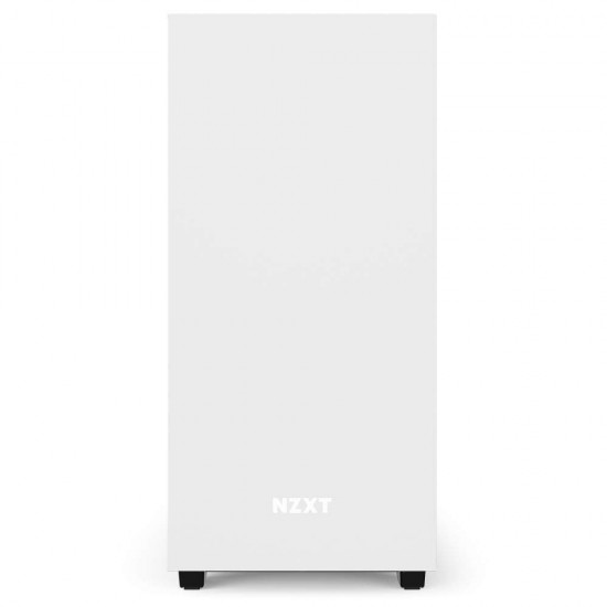 Nzxt H510 PC Compact Mid-Tower ATX Computer Cabinet/Gaming Case with Front USB Type-C Port, 2x120mm Fans- White, Black