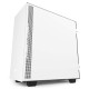 Nzxt H510 PC Compact Mid-Tower ATX Computer Cabinet/Gaming Case with Front USB Type-C Port, 2x120mm Fans- White, Black