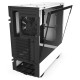 Nzxt H510 PC Compact Mid-Tower ATX Computer Cabinet/Gaming Case with Front USB Type-C Port, 2x120mm Fans- White, Black