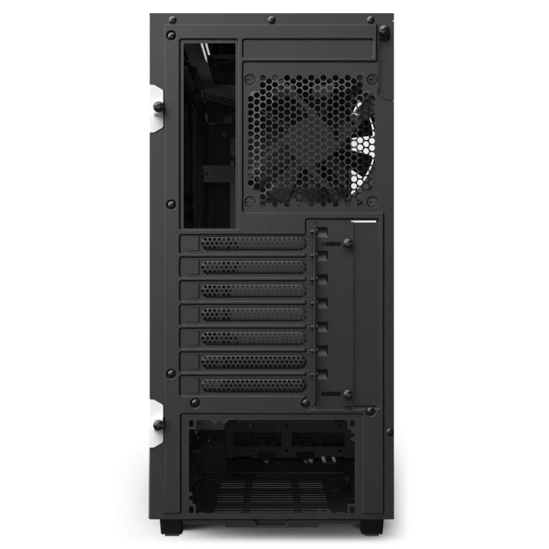 Nzxt H510 PC Compact Mid-Tower ATX Computer Cabinet/Gaming Case with Front USB Type-C Port, 2x120mm Fans- White, Black Nzxt H510 PC Compact Mid-Tower ATX Computer Cabinet/Gaming Case with Front USB Type-C Port, 2x120mm Fans- White, Black