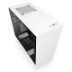 Nzxt H510 PC Compact Mid-Tower ATX Computer Cabinet/Gaming Case with Front USB Type-C Port, 2x120mm Fans- White, Black