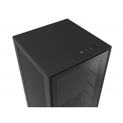 Nzxt H510 PC Compact Mid-Tower ATX Computer Cabinet/Gaming Case with Front USB Type-C Port, 2x120mm Fans- White, Black