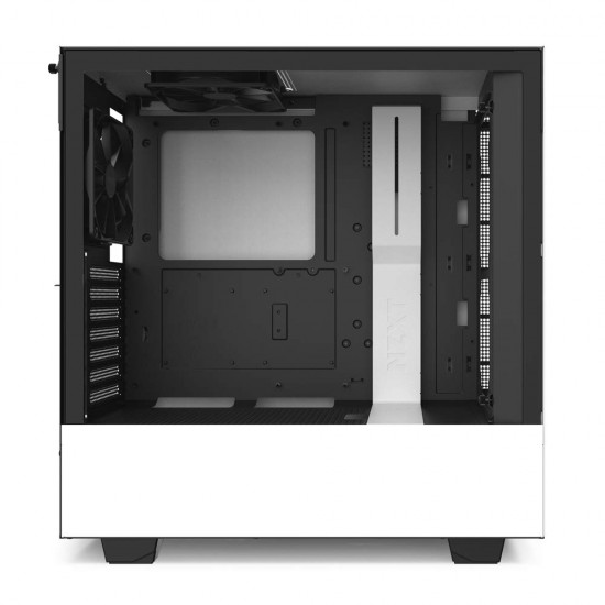 NZXT H510i - Compact Mid-Tower with Lighting and Fan Control - White/Black