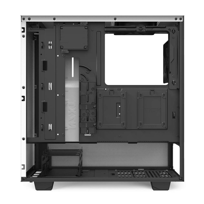 NZXT H510i - Compact Mid-Tower with Lighting and Fan Control - White/Black NZXT H510i - Compact Mid-Tower with Lighting and Fan Control - White/Black