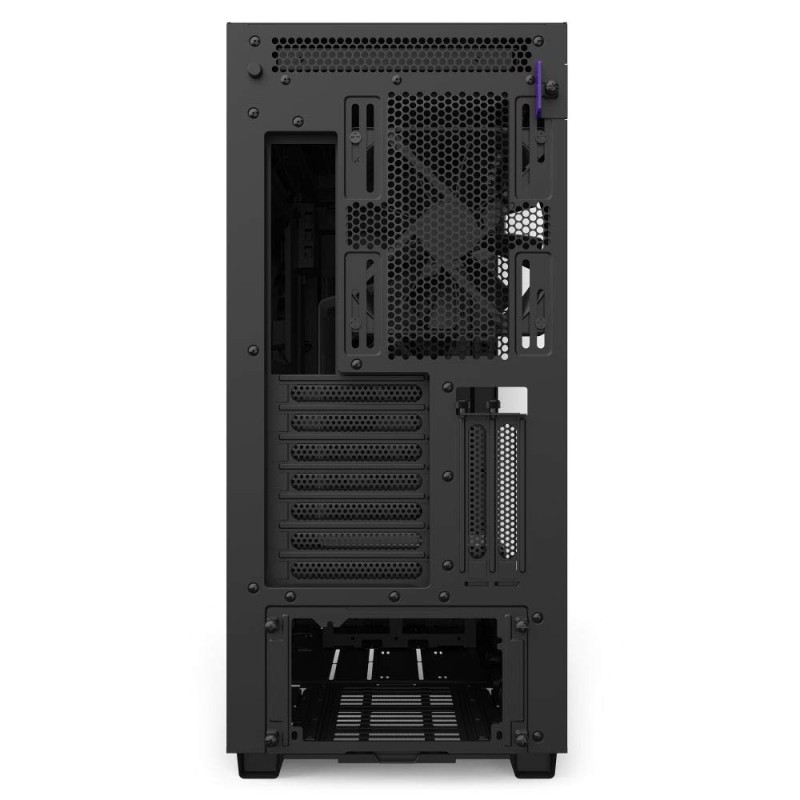 NZXT H710i - ATX Mid Tower PC Gaming Case - White/Black - Front I/O USB Type-C Port - Quick-Release Tempered Glass Side Panel - Vertical GPU Mount - I NZXT H710i - ATX Mid Tower PC Gaming Case - White/Black - Front I/O USB Type-C Port - Quick-Release Tempered Glass Side Panel - Vertical GPU Mount - I