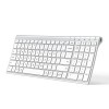 iClever BK10 Bluetooth Keyboard Sliver/White