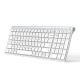 iClever BK10 Bluetooth Keyboard Sliver/White