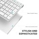 iClever BK10 Bluetooth Keyboard Sliver/White