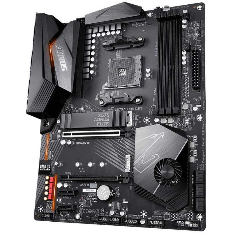 GIGABYTE X570 AORUS Elite Motherboard with 12+2 Phases Digital VRM