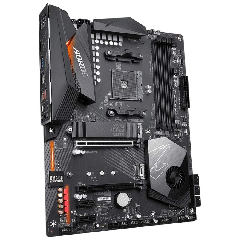 GIGABYTE X570 AORUS Elite Motherboard with 12+2 Phases Digital VRM