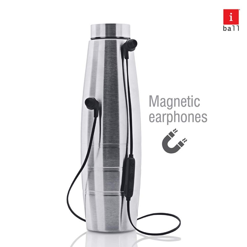 iBall EarWear Sporty Wireless Bluetooth in Ear Headset with Mic (Full Black) iBall EarWear Sporty Wireless Bluetooth in Ear Headset with Mic (Full Black)