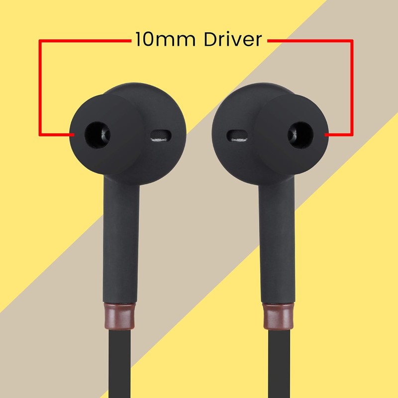 Zebronics Zeb-Corolla In Ear Wired Earphone with Mic, 3.5mm Jack, 1.2 Meter Cable, Multi Function Button Zebronics Zeb-Corolla In Ear Wired Earphone with Mic, 3.5mm Jack, 1.2 Meter Cable, Multi Function Button