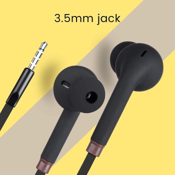 Zebronics Zeb-Corolla In Ear Wired Earphone with Mic, 3.5mm Jack, 1.2 Meter Cable, Multi Function Button Zebronics Zeb-Corolla In Ear Wired Earphone with Mic, 3.5mm Jack, 1.2 Meter Cable, Multi Function Button