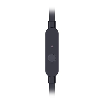 Infinity (JBL Zip 100 Wired in Ear Earphones with Mic, Immersive Bass, One Button Multi-Function Remote, Tangle Free Flat Cable (Black)