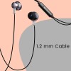 ZEBRONICS Zeb-Addiction Wired Earphone with Mic (Black) ZEBRONICS Zeb-Addiction Wired Earphone with Mic (Black)