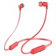 Infinity by Harman Glide N100 Wireless Neckband with Deep Bass Dual EQ Bluetooth 5.0 & Sweatproof (Passion Red)