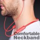 Infinity by Harman Glide N100 Wireless Neckband with Deep Bass Dual EQ Bluetooth 5.0 & Sweatproof (Passion Red)