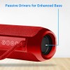 Zebronics Zeb-Action Portable 10W BT Speaker with TWS Function, USB,mSD, AUX, FM, Mic & Fabric Finish(Red)