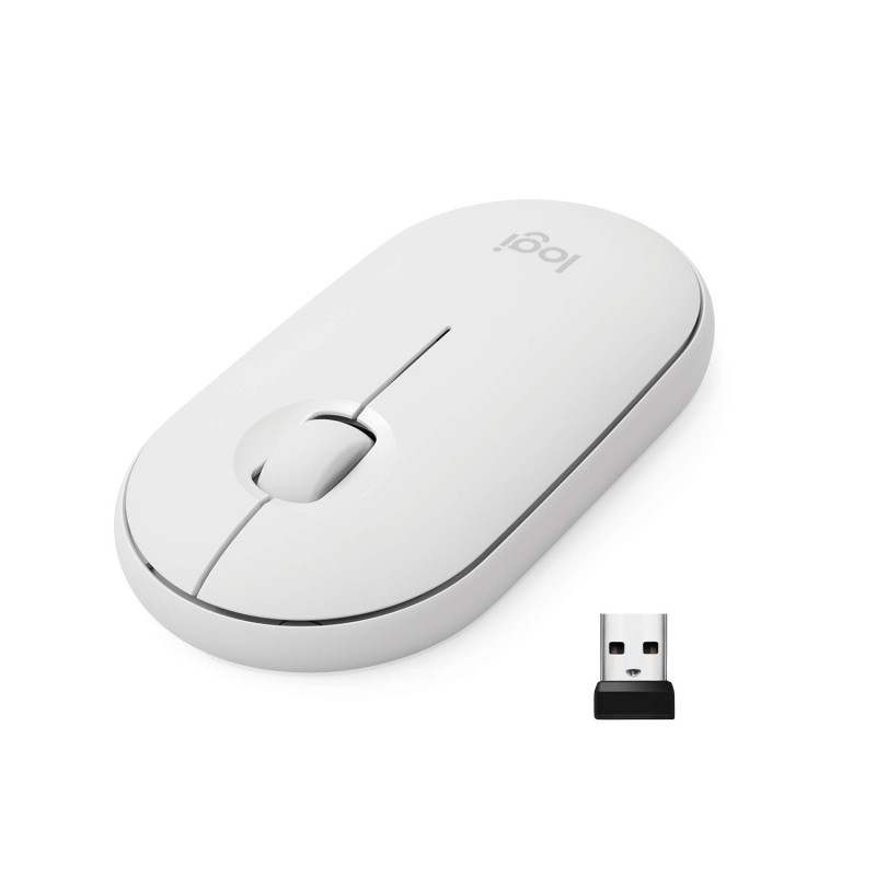 Logitech Pebble M350 Wireless Mouse with Bluetooth or USB - Silent Logitech Pebble M350 Wireless Mouse with Bluetooth or USB - Silent