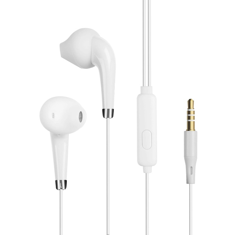 ZEBRONICS Zeb-Calyx Wired in Ear Earphone with Mic (White) ZEBRONICS Zeb-Calyx Wired in Ear Earphone with Mic (White)