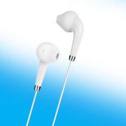 ZEBRONICS Zeb-Calyx Wired in Ear Earphone with Mic (White)