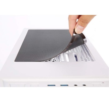 Antec DP501 Mid Tower Gaming Cabinet I Computer Case - White I Support ATX, Micro-ATX, ITX Motherboard with Tempered Glass Side Panel, 3 x 120mm in Front & 1 x 120mm White LED Fan in Rear Antec DP501 Mid Tower Gaming Cabinet I Computer Case - White I Support ATX, Micro-ATX, ITX Motherboard with Tempered Glass Side Panel, 3 x 120mm in Front & 1 x 120mm White LED Fan in Rear