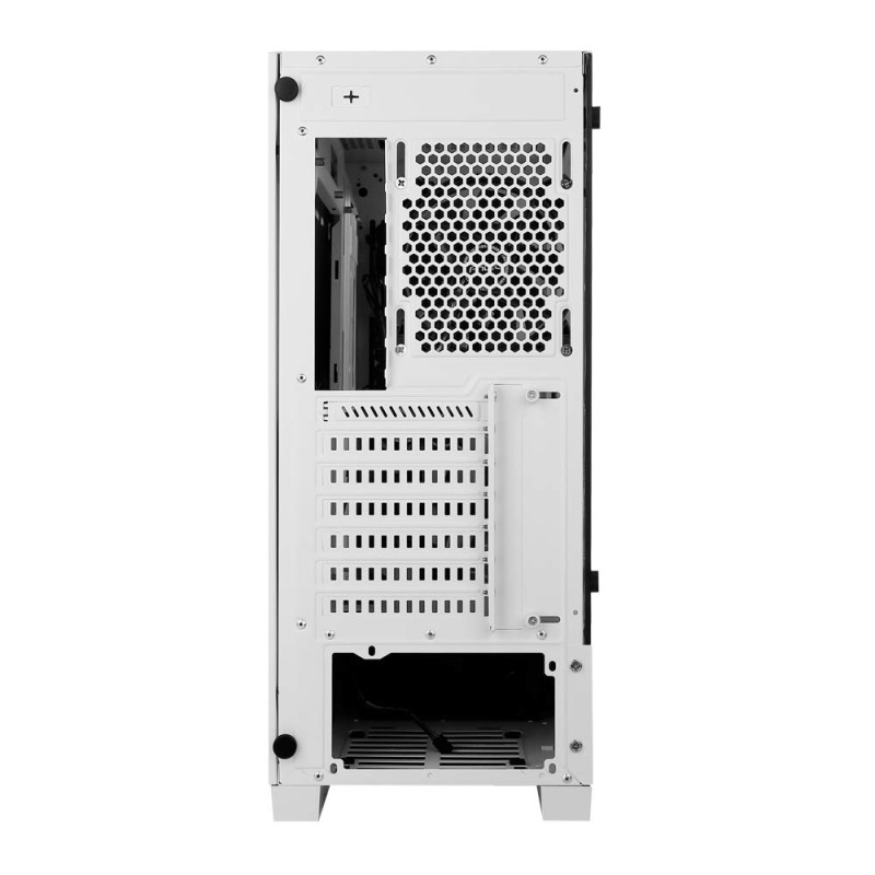 Antec DP501 Mid Tower Gaming Cabinet I Computer Case - White I Support ATX, Micro-ATX, ITX Motherboard with Tempered Glass Side Panel, 3 x 120mm in Front & 1 x 120mm White LED Fan in Rear