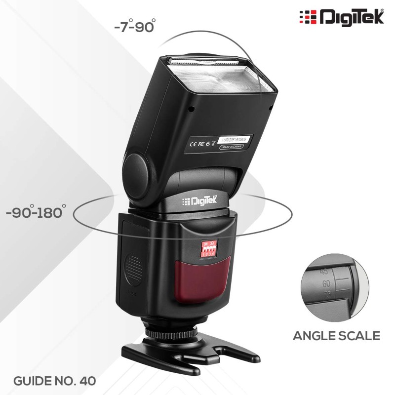 DIGITEK� (DFL-088) Universal Electronic Flash Speedlite for DSLR Cameras (Without Trigger)
