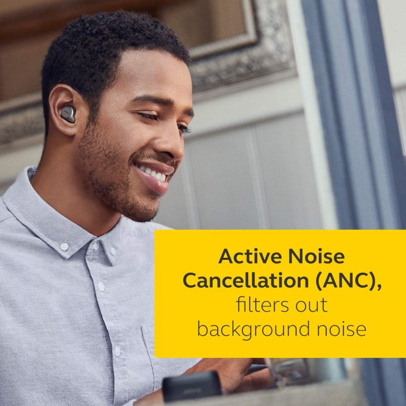 Jabra Elite 75t Earbuds - Titanium Black,Standard