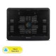 Zebronics Zeb- NC1200 USB Powered Laptop Cooling Pad with 125mm Fan, Pass Through USB Connector and Blue LED Lights