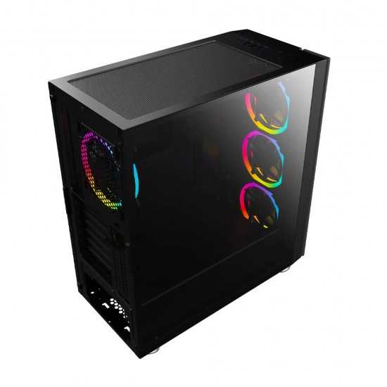 Ant Esports ICE-511MT Mid Tower Mesh Gaming Cabinet Computer Case Supports 