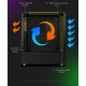 Zebronics Zeb-Sonic PRO Premium Gaming Cabinet Comes with Tempered Glass Front & Side Panel,120mm Rear & Front RGB LED Fan