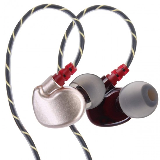 Everycom Xtreme True Sports Earphones with in-Line Mic for All 3.5mm Jack Devices(Gold)