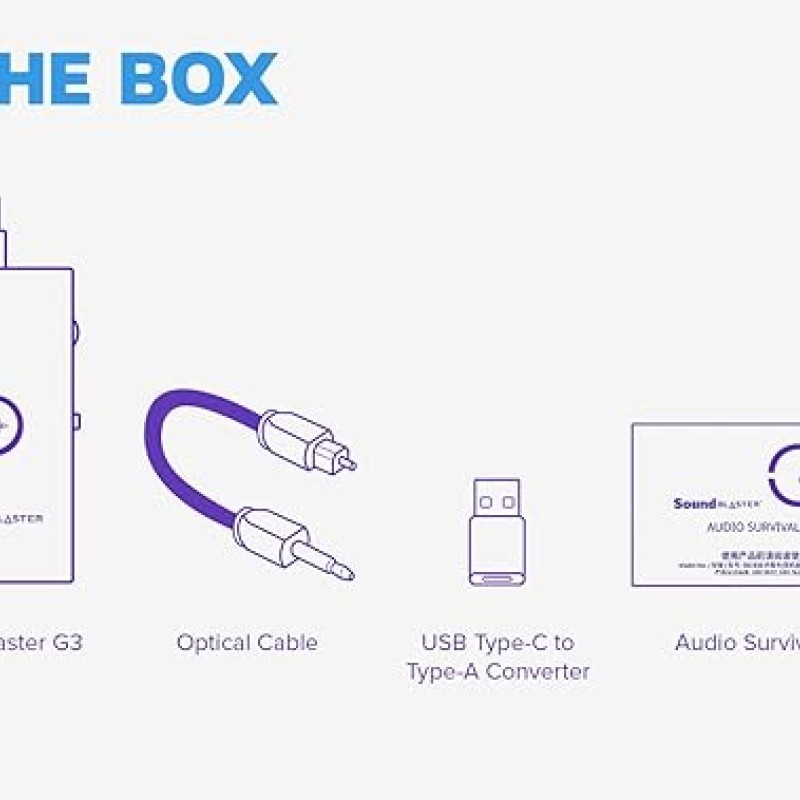 Creative Sound Blaster G3 USB-C External Gaming USB DAC and Amp