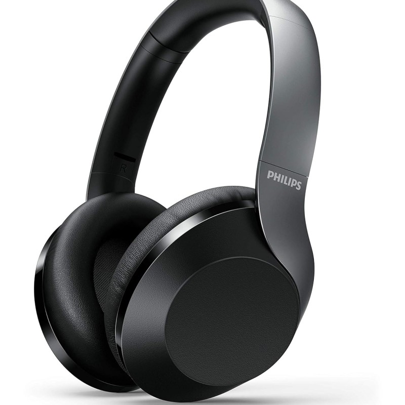 Philips Audio Performance PH805BK Wireless Over the Ear Headphone with Mic (Black)