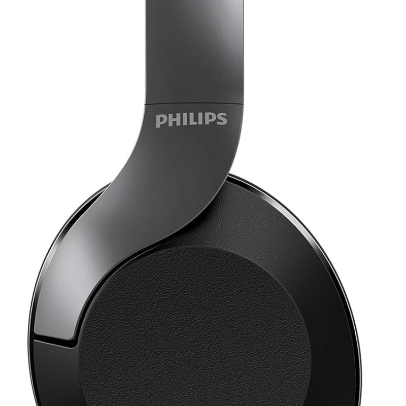 Philips Audio Performance PH805BK Wireless Over the Ear Headphone with Mic (Black)