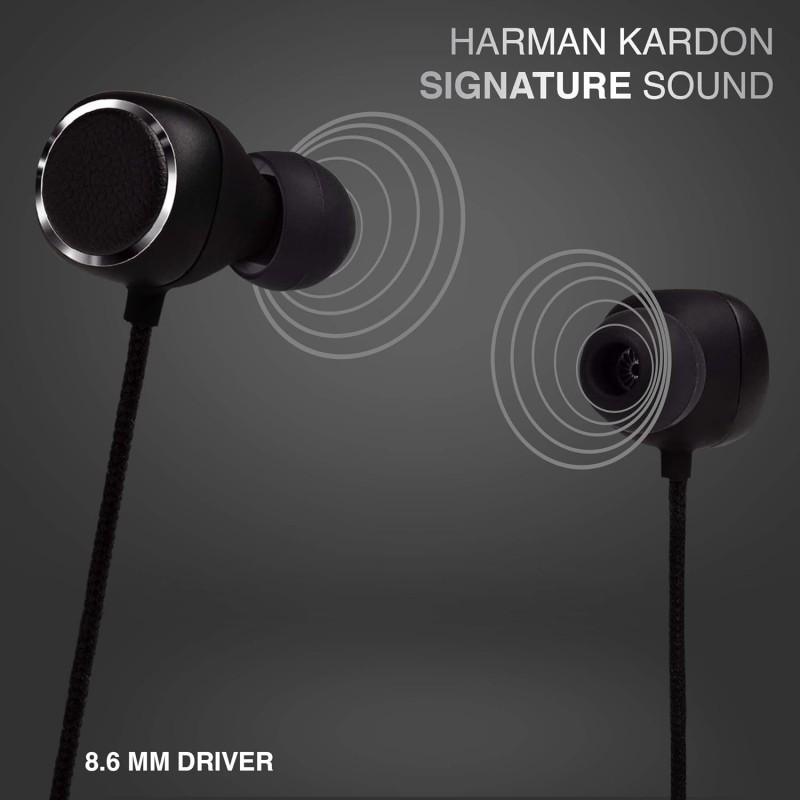 Harman Kardon Fly Wireless Bluetooth in Ear Headphone with Mic (Black) Harman Kardon Fly Wireless Bluetooth in Ear Headphone with Mic (Black)