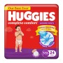 Huggies Complete Comfort Wonder Pants | Pant Style Baby Diapers XXL Size, 24 Count | India's Fastest Absorbing Diaper, Patented Dry Xpert Channel, Ideal for 15 to 25 Kgs