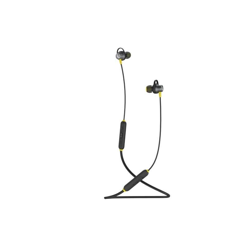 Infinity - JBL Glide 120, in Ear Wireless Earphones with Mic, Deep Bass - (Black & Yellow)