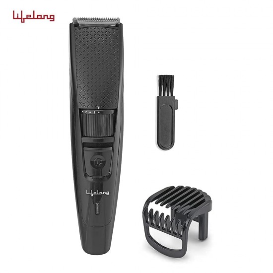 Lifelong Trimmer- 45 Minutes Runtime; 20 Length Settings | Cordless, Rechargeable Trimmer (LLPCM13, Black)