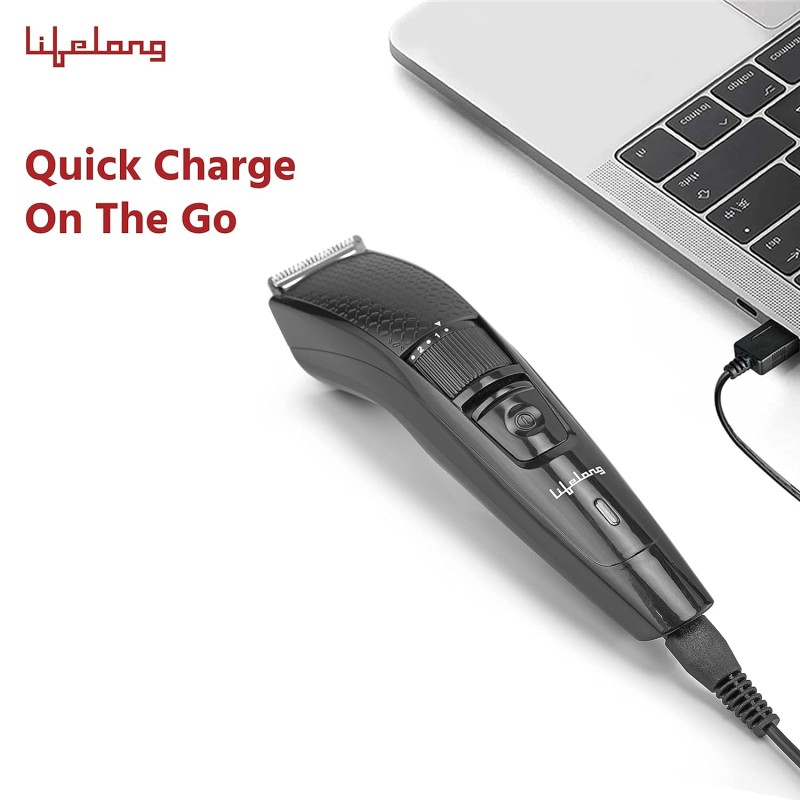 Lifelong Trimmer- 45 Minutes Runtime; 20 Length Settings | Cordless, Rechargeable Trimmer (LLPCM13, Black) Lifelong Trimmer- 45 Minutes Runtime; 20 Length Settings | Cordless, Rechargeable Trimmer (LLPCM13, Black)