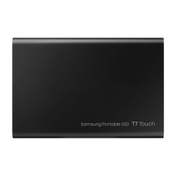 Samsung T7 Touch 2TB Up to 1,050MB/s USB 3.2 Gen 2 (10Gbps, Type-C) External Solid State Drive (Portable SSD) Black (MU-PC2T0K)