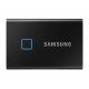 Samsung T7 Touch 2TB Up to 1,050MB/s USB 3.2 Gen 2 (10Gbps, Type-C) External Solid State Drive (Portable SSD) Black (MU-PC2T0K)