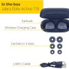 Jabra Elite Active 75t True Wireless Bluetooth, Navy � Earbuds for Running