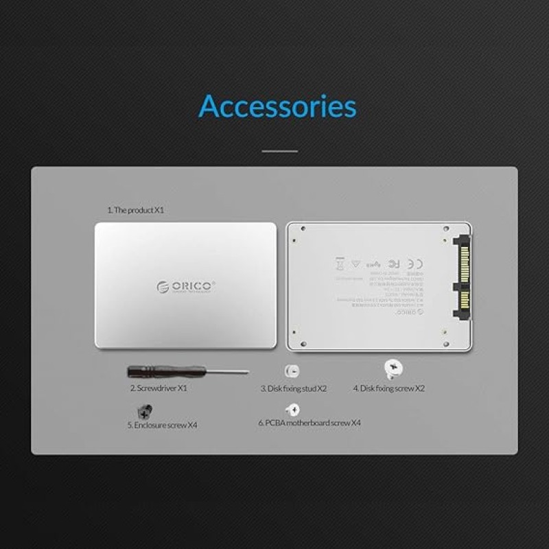 ORICO M.2 NGFF SSD Enclosure MSATA to SATA SSD Convertor for Both MSATA and M.2 B-Key SSD (Silver) Visit the ORICO Store ORICO M.2 NGFF SSD Enclosure MSATA to SATA SSD Convertor for Both MSATA and M.2 B-Key SSD (Silver) Visit the ORICO Store