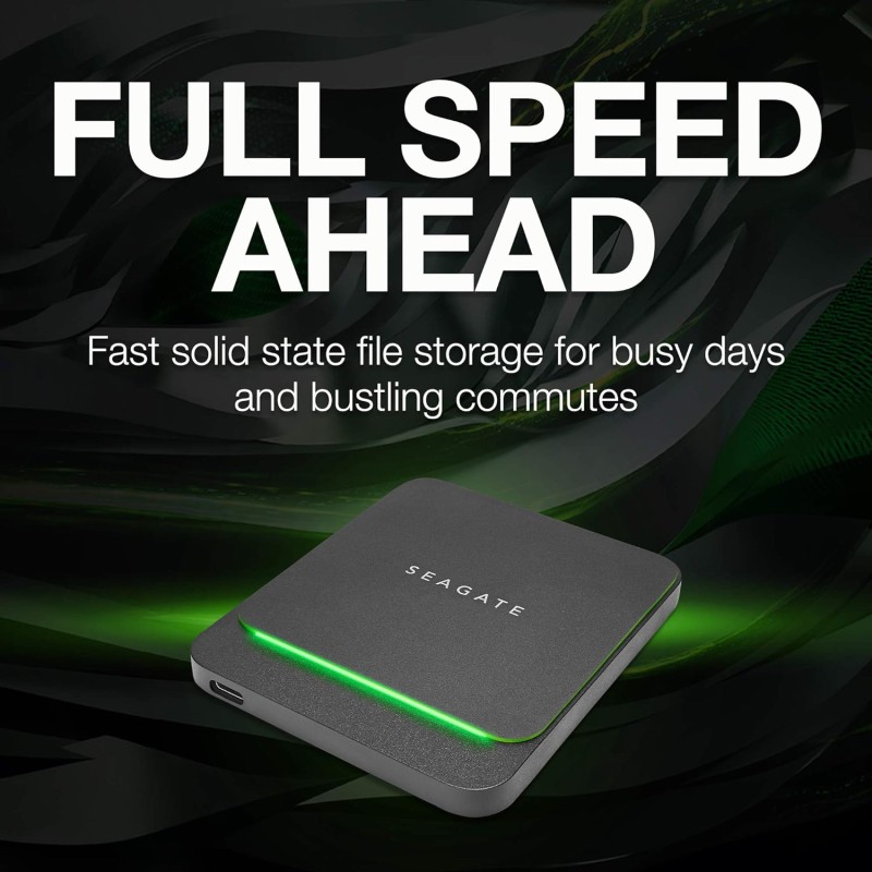 Seagate Barracuda Fast 2 TB External SSD � USB-C USB 3.0 for Windows and Mac, 3 yr Data Recovery Services, Portable Solid State Drive (STJM2000400) Seagate Barracuda Fast 2 TB External SSD � USB-C USB 3.0 for Windows and Mac, 3 yr Data Recovery Services, Portable Solid State Drive (STJM2000400)