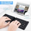 Portronics Chicklet Foldable QWERTY Keyboard, Mini Pocket Sized, Rechargeable, Bluetooth Wireless ,Black Portronics Chicklet Foldable QWERTY Keyboard, Mini Pocket Sized, Rechargeable, Bluetooth Wireless ,Black