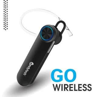 Candytech CT-99 Wireless Bluetooth Headset with mic (White Gold)